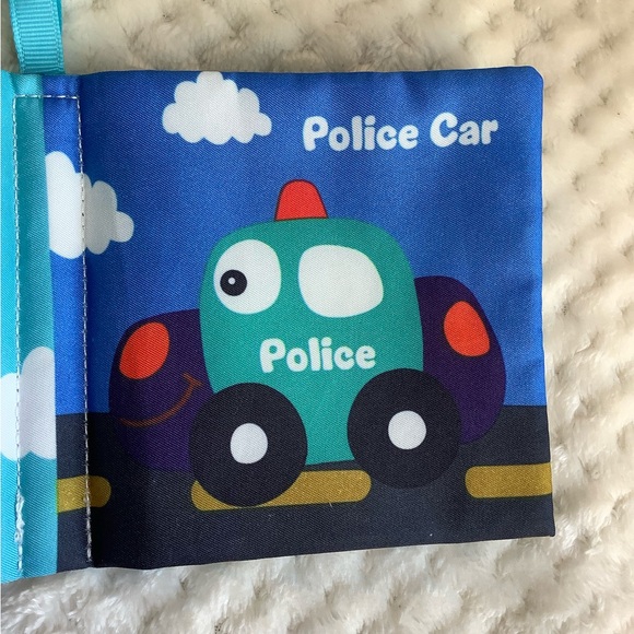 BeeBeeRun Set of Sensory Learning Soft Books Vehicle and Shape - Picture 4 of 6